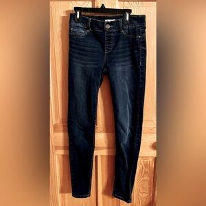 Juicy Couture Size 0 Blue Denim Skinny Jeans Dark Wash Y2K Trendy Teen EUC 25x31